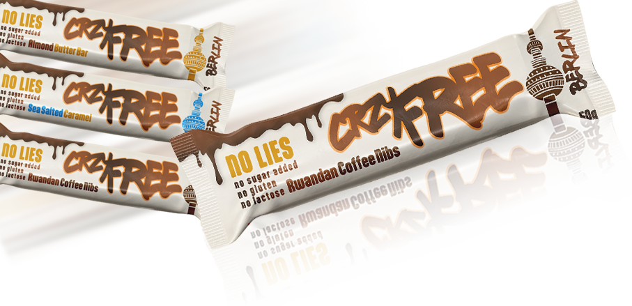 CRZYFREE veganer Schokoriegel